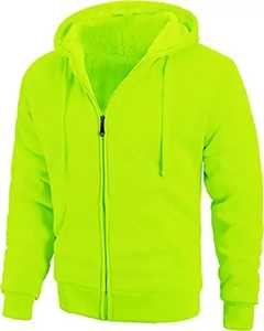 OEM personalizado de gran tamaño 500 Gsm Heavyweight recortada Boxy Fit algodón en blanco con cremallera completa Sudadera con capucha de doble capa para los hombres - Product Image 6