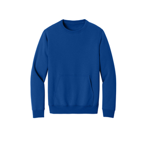 Sweat-shirt à col rond uni pour hommes | Pull en polaire en coton-poly | Idéal pour les vêtements d'hiver décontractés, de sport et d'extérieur - Product Image 3