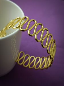 Women's <b>Vintage</b> Fashion Multi-Layer Labradorite Band <b>Ring</b> 18K <b>Gold</b>-Plated Brass Bezel Wedding Jewelry - Product Image 4