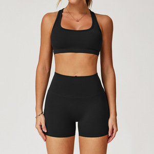 Conjunto Deportivo Casual para Mujer de Gran Venta, de Spandex y Nailon, Transpirable y de Secado Rápido, de Cintura Alta con Efecto Levanta Glúteos para Yoga, Gimnasio y Fitness - Product Image 2