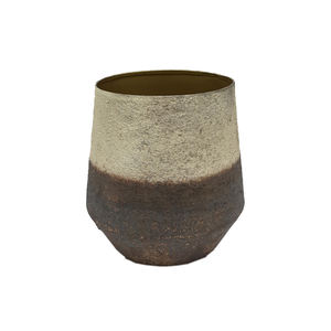 แจกันเหล็กลายดอกไม้สีดำดีไซน์ทันสมัยสำหรับตกแต่งโต๊ะและบ้านและร้านอาหารแจกันโลหะแฮนด์เมดจำนวนมาก - Product Image 5