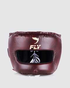 Protector de cabeza de protección de boxeo profesional Cuero genuino de calidad premium Personalizar Protector de cabeza de boxeo de cara completa. - Product Image 1