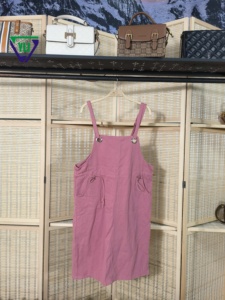 Venta al por mayor de ropa de <span class=keywords><strong>verano</strong></span> de segunda mano pantalones cortos con <span class=keywords><strong>tirantes</strong></span> ropa de vestir precio barato pacas de ropa usada para mujer - Product Image 4