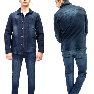 2025 couleur personnalisée tenue décontracté hommes jean veste Streetwear nouvelle mode confortable jean veste pour hommes - Product Image 5