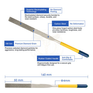 Juego de limas de aguja para joyería, limas manuales para trabajar, precio mayorista económico, para fabricación y pulido de joyas, para venta en línea - Product Image 3