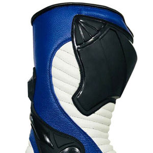 Bottes de moto en cuir bleu unisexe, ensemble de haute qualité, finition premium, ajustement confortable, respirant, pour toutes les saisons - Product Image 6