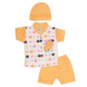 ชุดสูทเด็กชายแรกเกิด 3 ชิ้น - สีมัสตาร์ด - Product Image 4