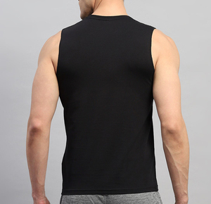 เสื้อยืดออกกำลังกายผ้าฝ้าย100% ระบายความร้อนด้วยหินระบายอากาศได้ดีเสื้อกล้ามกีฬาแห้งเร็วสำหรับออกกำลังกายในยิม - Product Image 6