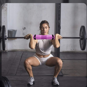 แผ่นบาร์เบลแผ่นยางสำหรับป้องกันคอไหล่อุปกรณ์ยิมฟิตเนส - Product Image 5