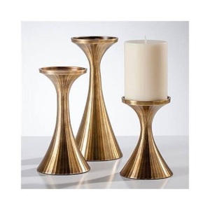 Candelabro europeo de metal chapado en hierro candelabros de cristal de boda para el hogar - Product Image 6