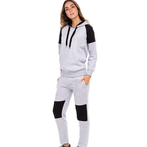 Survêtements personnalisés en coton avec logo personnalisé et poche latérale pour femmes surdimensionnés - Product Image 3