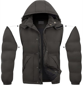 Elegante chaqueta acolchada de invierno con diseño de calle principal para hombres y mujeres Calidez óptima con logotipo de marca de alta calidad - Product Image 5