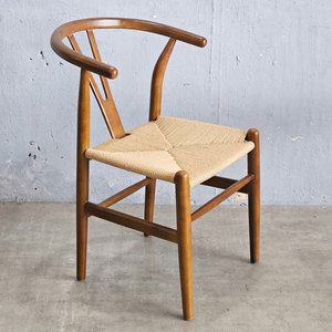 Woven Teak Farmhouse/Contemporary <b>Dining</b> <b>Chair</b> for Living Rooms Restaurants Home Office-GCF171 - Product Image 2