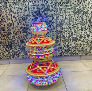 Brocart traditionnel lourd et décoratif Jago pour la décoration de mariage punjabi, cérémonie Haldi, mariage indien pakistanais punjabi sikh - Product Image 3