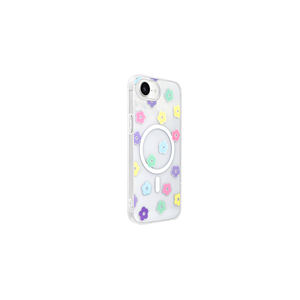Funda Protectora Magnética Transparente Compatible con M-Safe para iPhone 16E Plus, Serie Zore Folk - Product Image 3