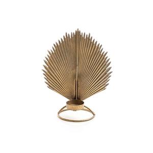 Bougeoir en forme de feuille de conception merveilleuse avec bougeoir votif en laiton de couleur or de qualité supérieure en vrac - Product Image 5