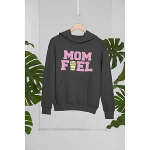 Sudadera con Capucha Mom Fiel 100% Algodón Transpirable de Punto con Estampado de Letras Diseño Atlético para Invierno, Otoño y Verano - Disponible en Talla Grande - Product Image 1