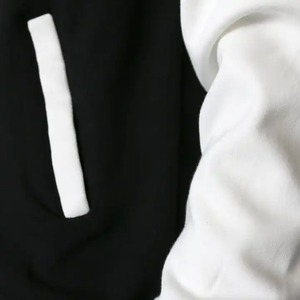 Blouson universitaire personnalisé pour homme à col montant et capuche, style Letterman, service OEM, imperméable et écologique - Product Image 5