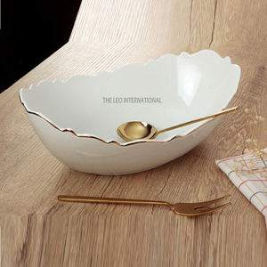 Bol décoratif de dessert en laiton sans danger pour les collations plat décoratif pour cadeaux et décoration conception de fleurs japonaises - Product Image 5