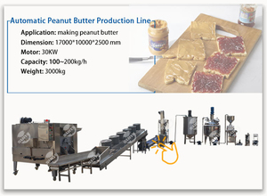 Giá Quả Óc Chó Hazelnut hạnh nhân tahini mè dán keo nhà máy hạt đậu phộng bơ làm cho máy Dây chuyền sản xuất bơ đậu phộng - Product Image 3