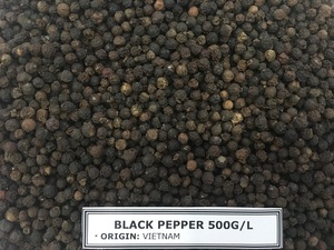 Pimienta negra seca natural de alta calidad de Vietnam, 24 meses de vida útil, lista para exportación, precio al por mayor, especias y hierbas individuales - Product Image 2