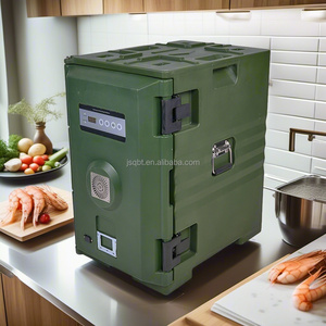 Chariot isolé électrique de chariot à nourriture de technologie de chauffage avancée de 90L 130L chariot électrique de la livraison de repas - Product Image 2