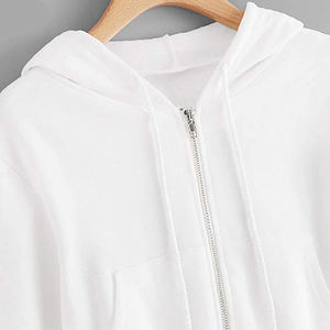 Usine directe à séchage rapide haut court à capuche grande taille vêtements d'hiver pour femmes nouveauté en plein air respirant haut court à capuche - Product Image 4