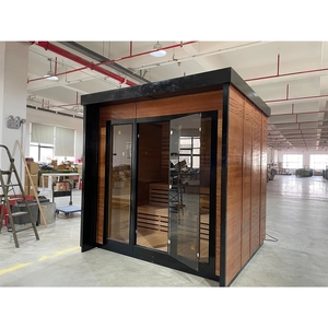 Saunas traditionnels pour 6 personnes, sauna à vapeur extérieur + livraison gratuite - Product Image 3