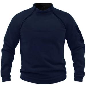 <b>Men's</b> Tactical Outdoor Fleece Jacket <b>Clothes</b> Warm Zippers Pullover <b>Men</b> Windproof Coat <b>Thermal</b> Hiking Sweatshirt - Product Image 2