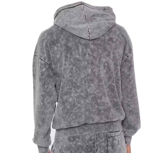 Conjunto Deportivo de Felpa con Capucha, Unisex, Cómodo, Lavado Ácido, 100% Algodón, con Logotipo, Alta Demanda 2026, para Entrenamiento, Invierno - Product Image 5