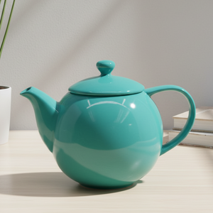 Théière en porcelaine durable de qualité supérieure 3460817-0.9, design nordique, 600 ml, compacte pour un usage quotidien - Product Image 4