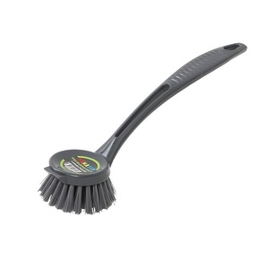 2026 PP <b>Round</b> Dish Washing Scrub <b>Brush</b> with Stand Kitchen Cleaning <b>Brush</b> Scrubber Tool - Product Image 1