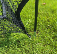 Équipement d'entraînement de baseball en gros Filet de cage de frappe arqué pour l'entraînement de lancer et de frapper la balle en plein air