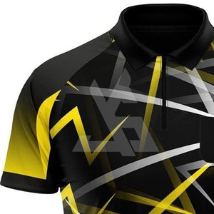 Maillot de fléchettes respirant pour homme avec logo personnalisé, maillots de fléchettes OEM, t-shirts pour la flexibilité, vêtements pour joueurs - Product Image 2