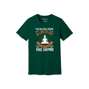 T-shirt 100% coton avec impression de thèmes de bouddha Style décontracté 12 options de couleur 160-180 Placement de conception personnalisable GSM lourd - Product Image 5