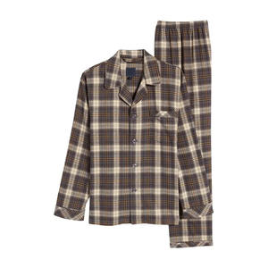 Top Trending Dailywear Mens Sleepwear Set Bangladesh OEM ODM Proveedor personalizado Algodón Poliéster Four Seasons para hombres - Product Image 4