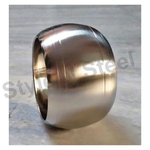 Acero inoxidable SS vientre 4 líneas servilletero anillo tejido servilletero - Product Image 1