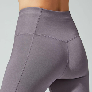 OEM Ensembles de leggings de yoga pour femmes, d'hiver, décontractés, unis, imprimés numériquement, avec logo sérigraphié et sublimation - Product Image 2