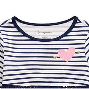 First Impressions - Túnica Blanca de Algodón de Manga Larga con Rayas de Confeti para Bebés Niñas de 18 Meses - Product Image 2