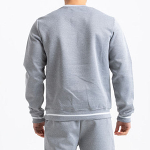 Ensemble sweat-shirt et short pour homme en coton lourd 100% de taille plus grande avec logo personnalisé, couleur unie, pour l'extérieur - Product Image 4