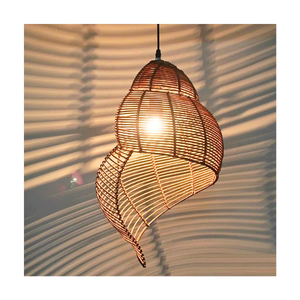 Modern Style Transparent Bamboo Rattan Lampshade Trending Decoration <b>Lighting</b> <b>Accessories</b> Vietnam Supplier - Product Image 1