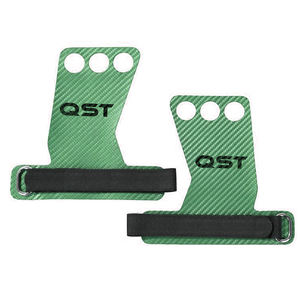 Poignées de main sans doigts en cuir pour l'entraînement à la musculation, trous pour les doigts, protection de la paume, poignées antidérapantes pour la salle de sport, le sport et la remise en forme - Product Image 5