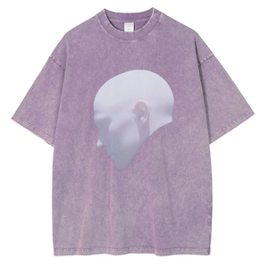 2025 camiseta informal de alta calidad para hombre, equipo de Metal, estampado sólido, cuello redondo, manga corta, 100% algodón, transpirable ecológico - Product Image 1