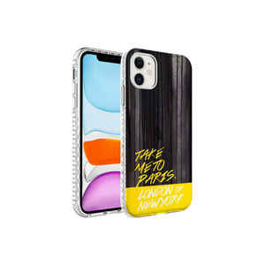 Funda de Silicona con Patrón de Lujo de la Serie Elegance para iPhone 11, Cubierta Trasera Protectora Antihuellas, TPU con Acabado Electrochapado - Product Image 1