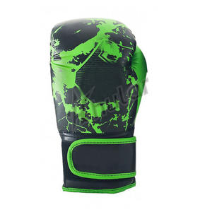 Gants de MMA professionnels en cuir PU de haute qualité pour adultes, imprimés personnalisés et stylés, gants de boxe pour coups de pied, vente en gros - Product Image 2