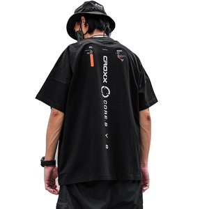 T-shirt de haute qualité à épaules tombantes pour hommes logo d'impression personnalisé pour hommes t-shirt imprimé uni prix de gros du Bangladesh - Product Image 2