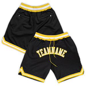 Top Trending Men's Quick Dry Sports Shorts Zipper Pockets Custom Logo Printed <b>Mesh</b> Solid Breathable Causal Shorts - Product Image 2