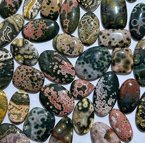InfinityStones High Quality Natural Ocean Jasper Loose Gemstone Mix Shape Cabochon for Jewelry Making From Rajasthan - Product Image 3