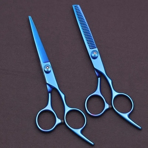 Ciseaux de coupe de cheveux réglables en acier inoxydable de haute qualité, poignée ergonomique, cisailles de salon pour des coupes de cheveux précises et lisses - Product Image 1