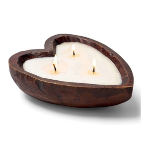 Velas Artesanales en Cuencos de Masa Tallados a Mano, Hechos en India, Cuencos de Masa 100% Naturales para Decoración del Hogar, Bodas, Uso Interior y Exterior - Product Image 1